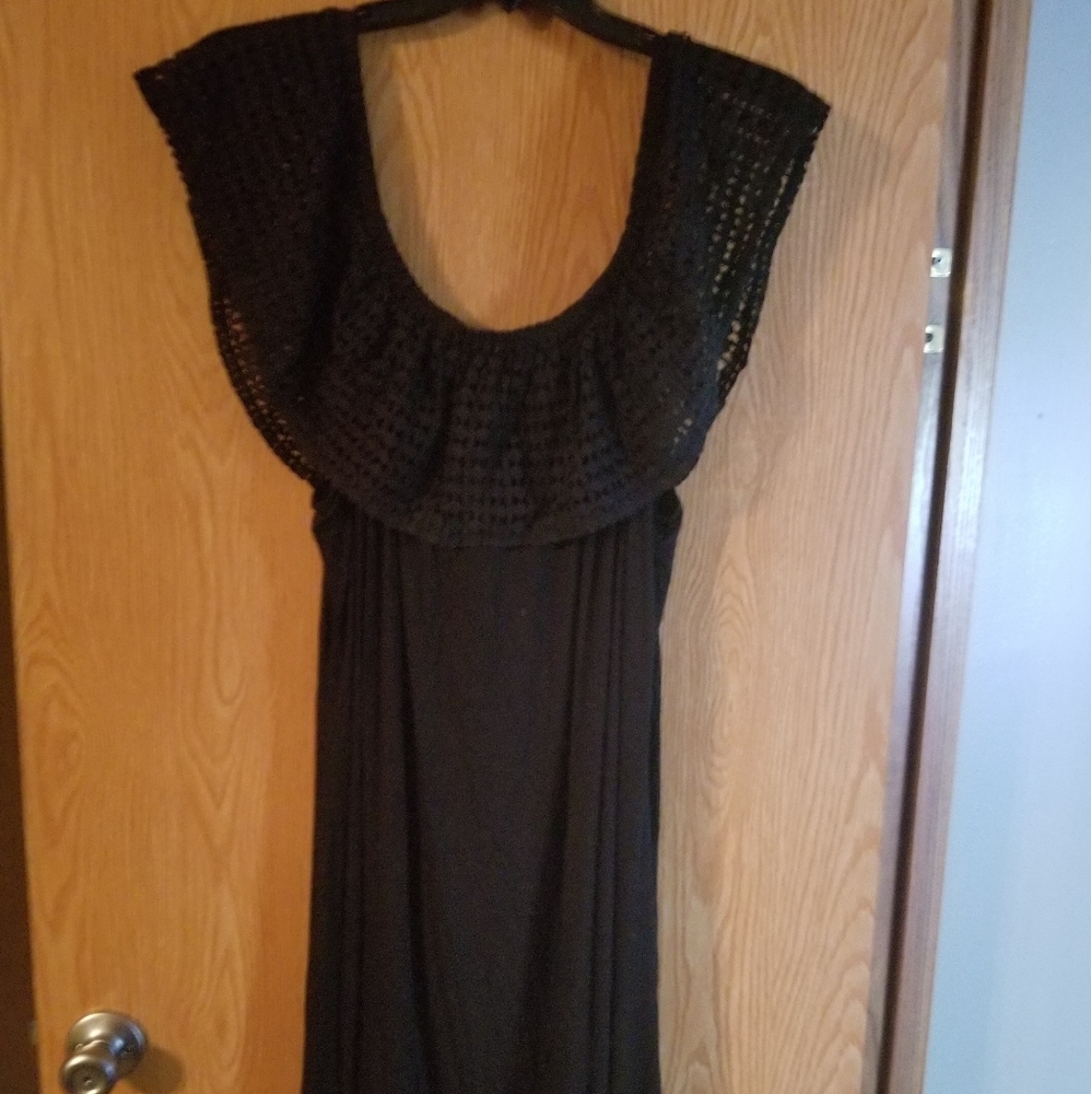 Lane Bryant Sun Dress 26/28 Black